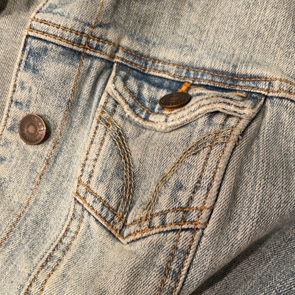 Hollister Jean Jacket Light Wash Vintage y2k - Picture 8 of 8